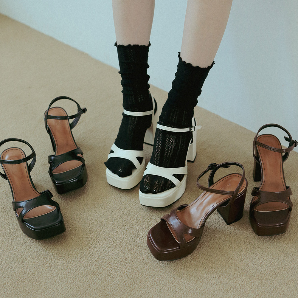 ljh7059 favorite chunky heel sandal _ 3colors